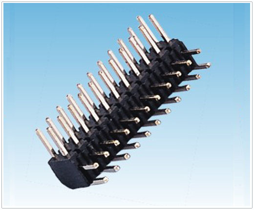 2.0*4.3mm双排90度排针