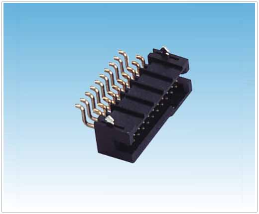 1.27mm Box Header Right Angle SMT Plastics