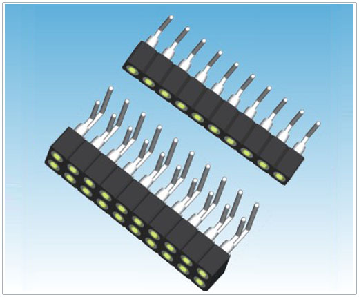 2.0mm单双排90度圆孔