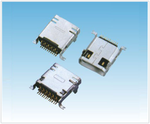Mini USB 10P 母座 SMT