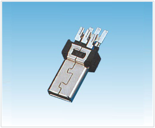 Mini USB 8P 公头焊线式