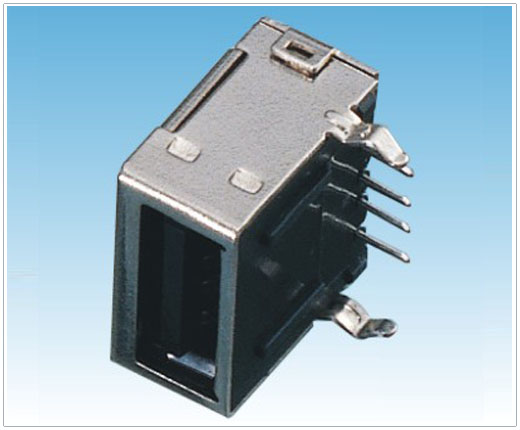 USB A Type Female Right Angle All circle