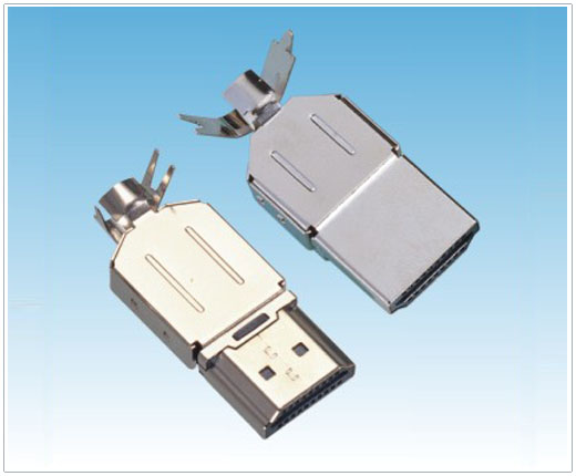 HDMI 19P Female,Solder,Length/Short